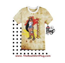 Load image into Gallery viewer, Pocahontas | All Over | 3D | MUST READ ENTIRE DESCRIPTION | Classic Movie | Custom Cartoon | 80s Babies | The Real Shirt Plug ™