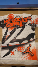 Load image into Gallery viewer, KIDS He Got Game 13s | Shoe Game | Classic | Custom | Jordan | Classics | The Real Shirt Plug ™