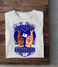 Load image into Gallery viewer, Aint No Switchin Up (Blue) | Classic | Custom Cartoon | The Real Shirt Plug ™
