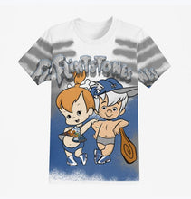 Load image into Gallery viewer, Flintstones | All Over | 3D | MUST READ ENTIRE DESCRIPTION | Classic Movie | Custom Cartoon | 80s Babies | The Real Shirt Plug ™