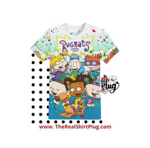 Load image into Gallery viewer, Rugrats | All Over | 3D | MUST READ ENTIRE DESCRIPTION | Classic Movie | Custom Cartoon | 80s Babies | The Real Shirt Plug ™
