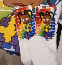 Load image into Gallery viewer, Susie Socks | Rugrats | Susie Charmichael | The Real Shirt Plug ™ | Sublimation Socks