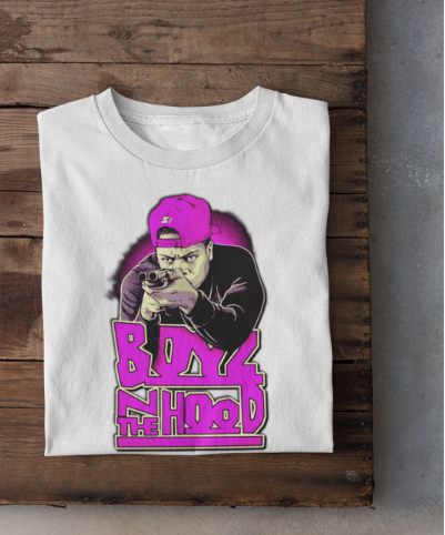 Boys In The Hood (Pink) | Ice Cube | Classic Movie | Custom Cartoon | 80s Babies | The Real Shirt Plug ™