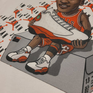 Michael Jordan 13s | The GOAT | Classic | Custom Cartoon | 80s Babies | The Real Shirt Plug ™