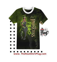 Load image into Gallery viewer, Tiana | All Over | 3D | MUST READ ENTIRE DESCRIPTION | Classic Movie | Custom Cartoon | 80s Babies | The Real Shirt Plug ™
