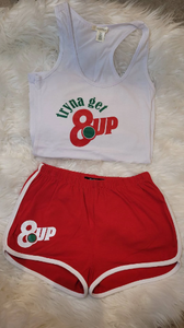 Tryna Get 8 Up Outfit | Women's Set | Two Piece Women's Set | The Real Shirt Plug ™