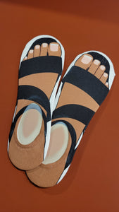 Toes With Sandals Socks | Fun Socks | Ugly Feet | The Real Shirt Plug ™ | Sublimation Socks