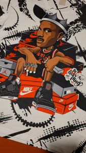Michael Jordan | The GOAT | Classic | Custom Cartoon | 80s Babies | The Real Shirt Plug ™