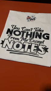 You Cant Take Anything From Me Except Notes | Study Me | The Real Shirt Plug ™