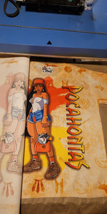 Pocahontas | All Over | 3D | MUST READ ENTIRE DESCRIPTION | Classic Movie | Custom Cartoon | 80s Babies | The Real Shirt Plug ™