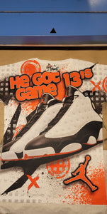 He Got Game 13s | Shoe Game | Classic | Custom | Jordan | Classics | The Real Shirt Plug ™