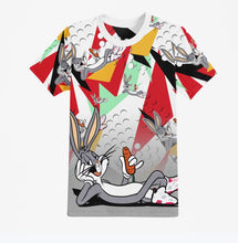 Load image into Gallery viewer, Bugs Bunny | All Over | 3D | MUST READ ENTIRE DESCRIPTION | Classic Movie | Custom Cartoon | 80s Babies | The Real Shirt Plug ™
