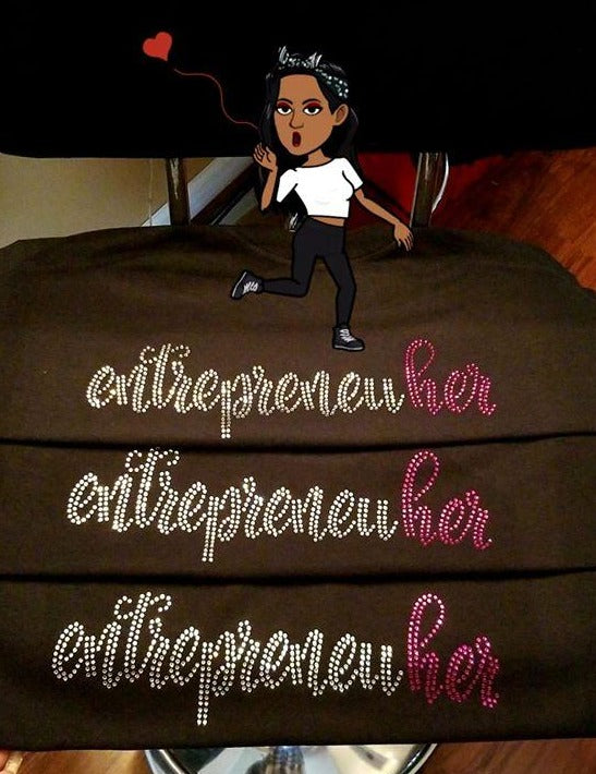 EntrepreneuHER shirt RHINESTONE Shirt