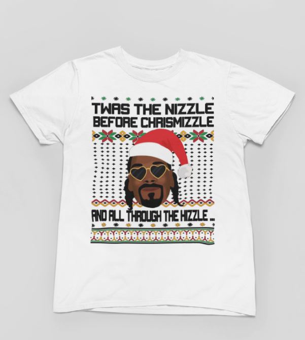 Snoop | Christmas | Custom Cartoon | AFRICAN AMERICAN | The Real Shirt Plug ™