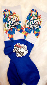 Custom Photo Socks | Any Logo | Any Photo | The Real Shirt Plug ™ | Sublimation Socks